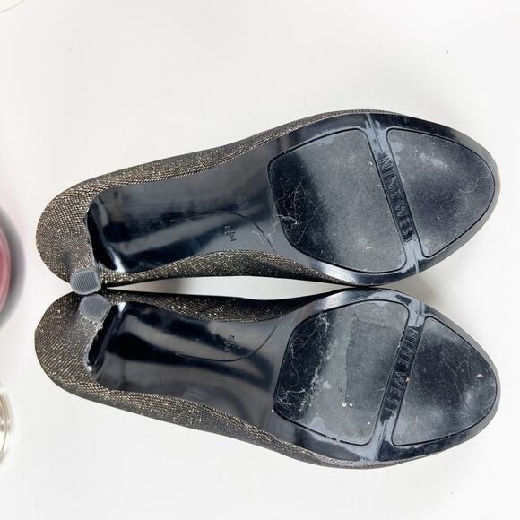 Nine West Micha Sparkly Textured Heels Size 8.5 - Picture 8 of 9